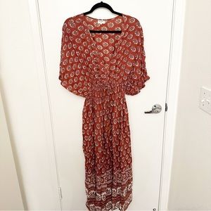 World Market Women’s Small Bohemian Short Sleeve Dress